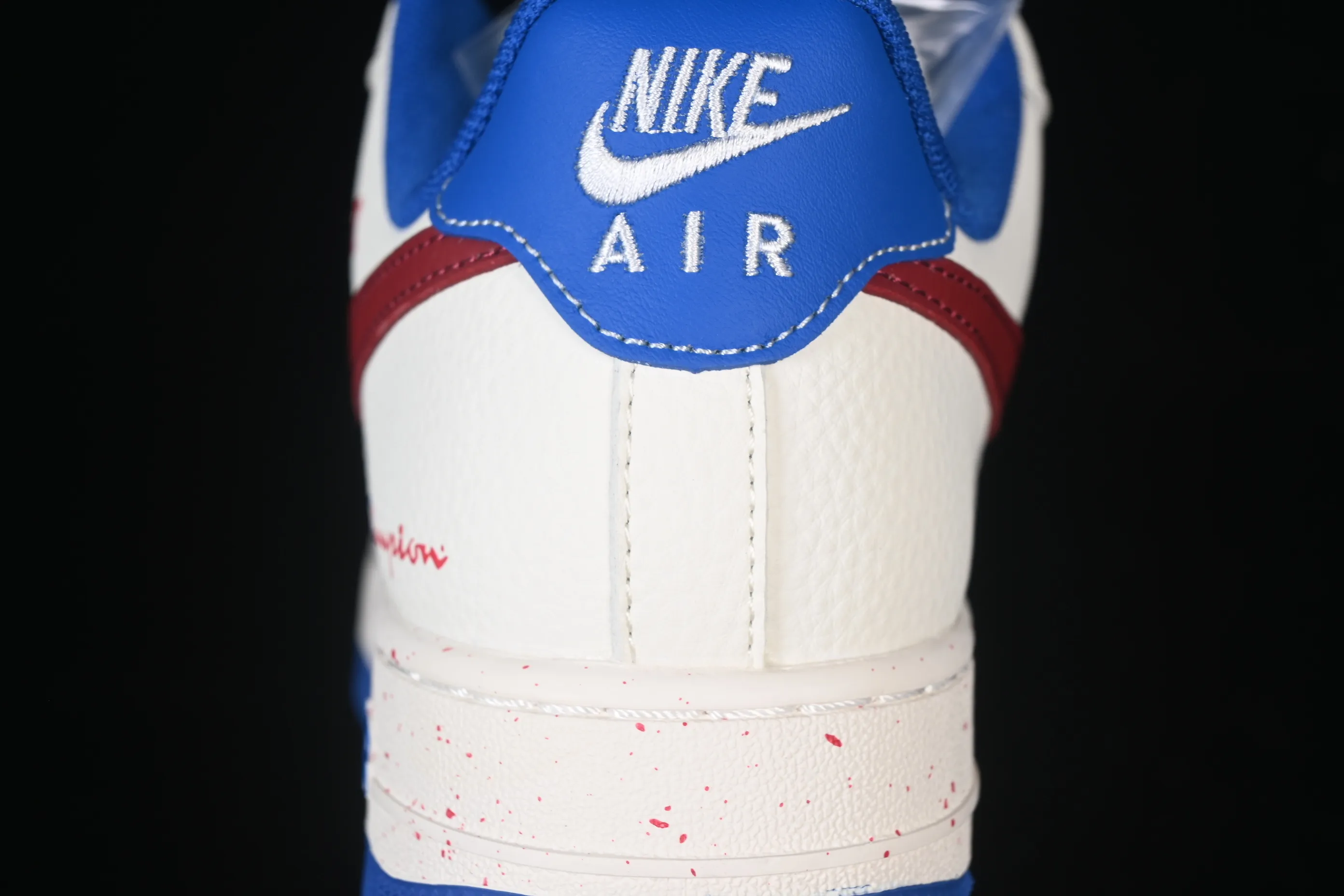 All categories Nk Air Force 1 Air Force series Nk Air Force 1 Low Air Force low top Nike Air Force 1'07 Low Champion joint beige blue red Air Force 1 low top casual sneakers QW5606-266